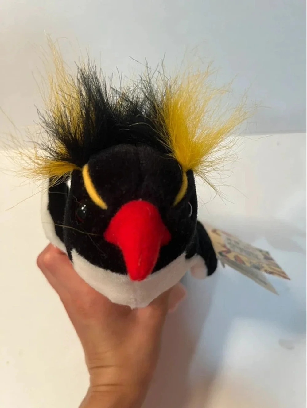 Wildlife Artists Rockhopper Penguin Plush 10 Inch Stuffed Animal Toy Vintage